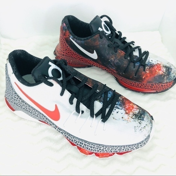 NIKE KD8 Limited ‘Christmas’ Flyweave Coal Print - Picture 1 of 7